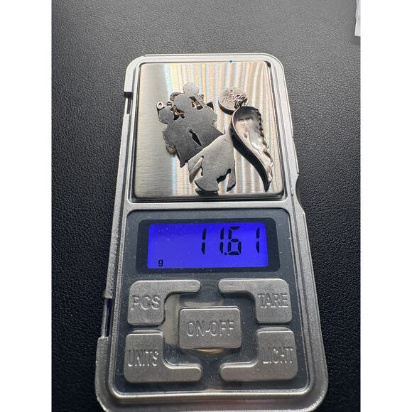 Sterling Silver Pendant Lot Angel Religious 11.6g - Picture 12 of 13